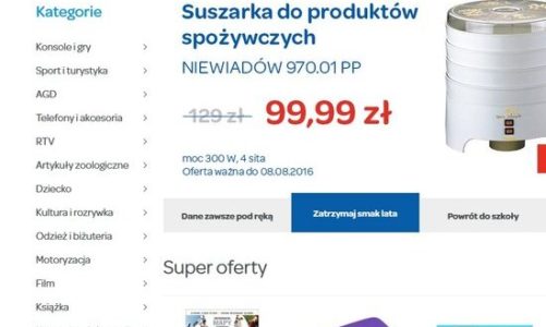 eCarrefour z nowymi kategoriami produktów na wakacje