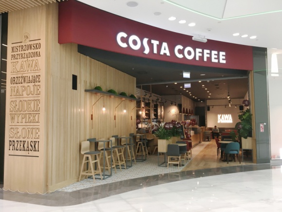 Szczęśliwa trzynastka − COSTA COFFEE w nowym kompleksie Wroclavia BIZNES, Handel - Nowa kawiarnia COSTA COFFEE w galerii handlowej Wroclavia.