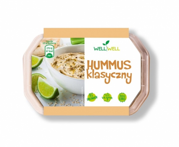 Nowość – Hummus klasyczny marki Well Well – 100% smaku i mnóstwo możliwości BIZNES, Handel - Hummus klasyczny to nowa propozycja marki Well Well oferującej oryginalne produkty spożywcze, tworzone z myślą o miłośnikach pysznej, urozmaiconej kuchni oraz tych, którzy stawiają na produkty smaczne, bliskie naturze, o jak najniższym stopniu przetworzenia.