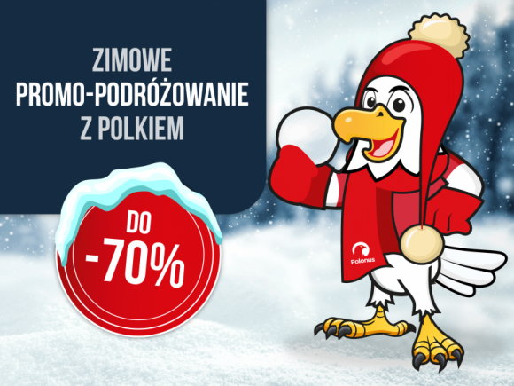 Bilety na kursy Polonusa taniej aż do 70% LIFESTYLE, Podróże - Polonus przygotował dla swoich pasażerów wspaniałą, zimową odsłonę swojej szalenie popularnej promocji, w której bilety na podróże od teraz do 17 kwietnia br. dostępne są w cenach niższych nawet o 70%!