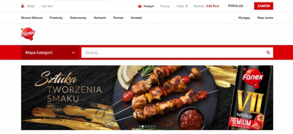 Nowa Platforma B2B Fanex już dostępna BIZNES, Handel - Fanex – polski producent sosów i dodatków gastronomicznych dla branży HoReCa, udostępnił klientom dedykowaną dla nich platformę B2B. System umożliwia szybkie zakupy online pełnej gamy produktów Fanex oraz submarek Tres Amigos i Fusion Spices.