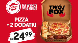 Nowość w Pizza Hut – Twój Box, czyli pizza i 2 dodatki